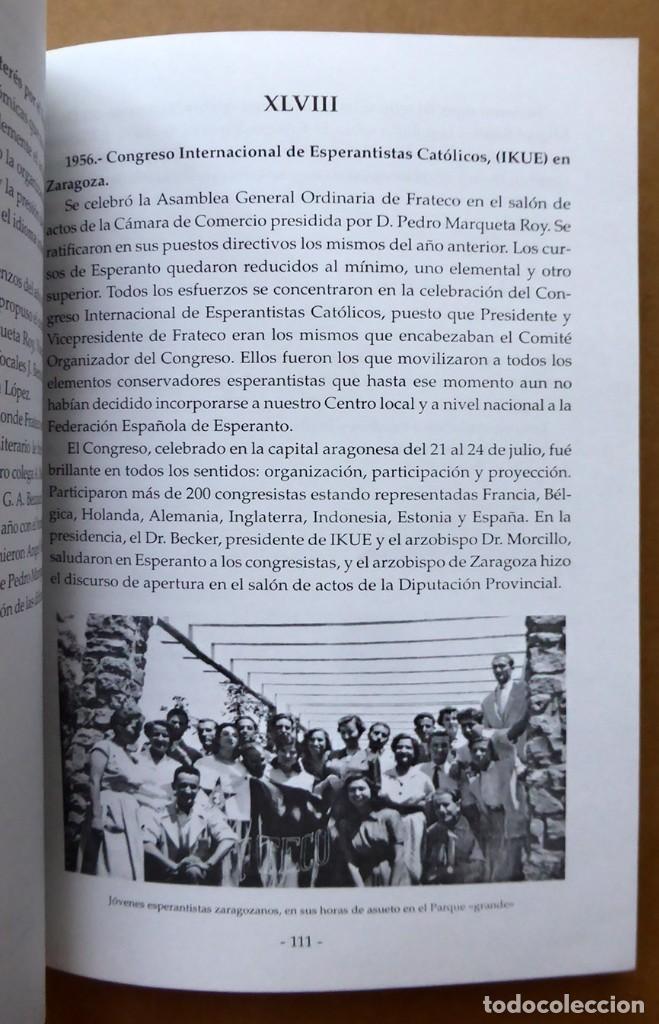Libros: UN SIGLO DE ESPERANTO EN ARAG&Oacute;N - ANTONIO MARCO BOTELLA - Foto 8