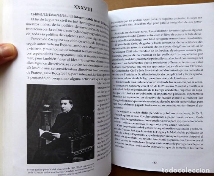 Libros: UN SIGLO DE ESPERANTO EN ARAG&Oacute;N - ANTONIO MARCO BOTELLA - Foto 11
