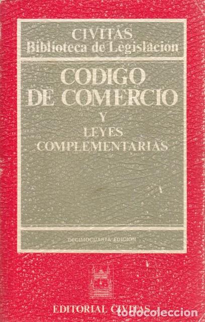 Libros: CODIGO DE COMERCIO Y LEYES COMPLEMENTARIAS - CIVITAS (EDITA) - Foto 1