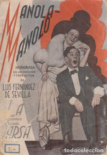 Libros: MANOLA - MANOLO - FERN&Aacute;NDEZ DE SEVILLA, LU&Iacute;S - Foto 1