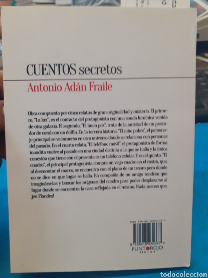 Libros: CUENTOS SECRETOS - ADAN FRAILE,Antonio. - Foto 2