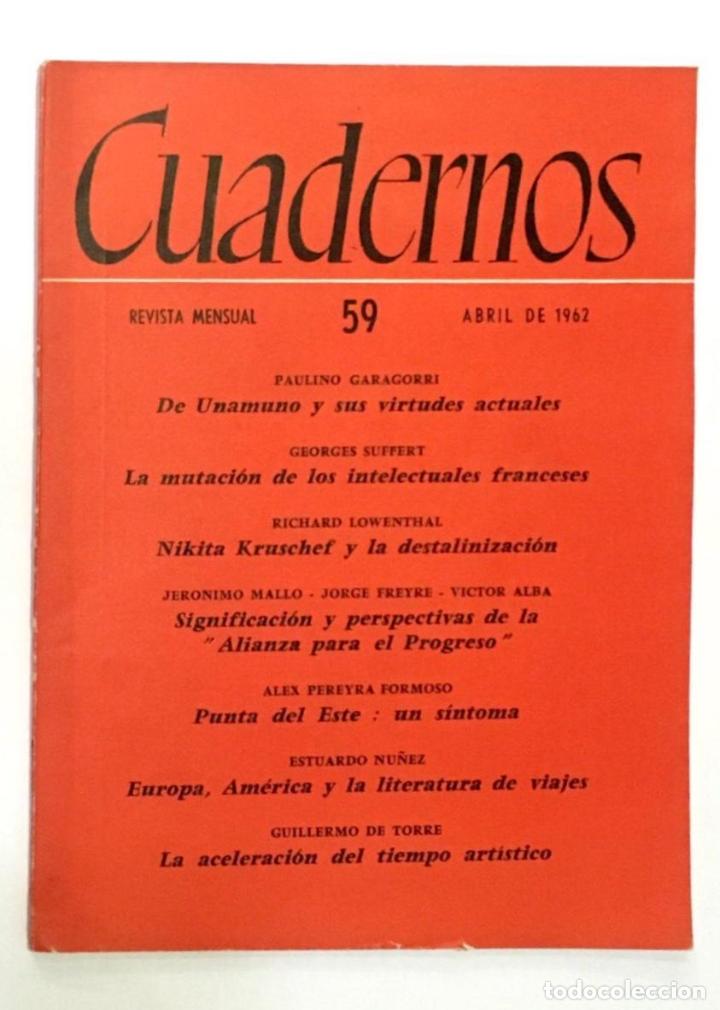 Libros: VV. AA. - Cuadernos. N&uacute;m. 59. - Foto 1