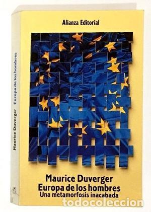 Libros: DUVERGER, Maurice. - Europa de los hombres. - Foto 1