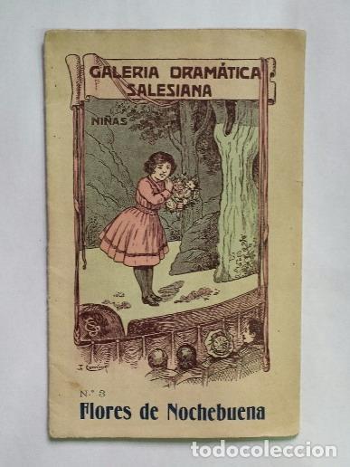 Libros: AN&Oacute;NIMO. - Flores de Nochebuena. Comedia en un acto. - Foto 1
