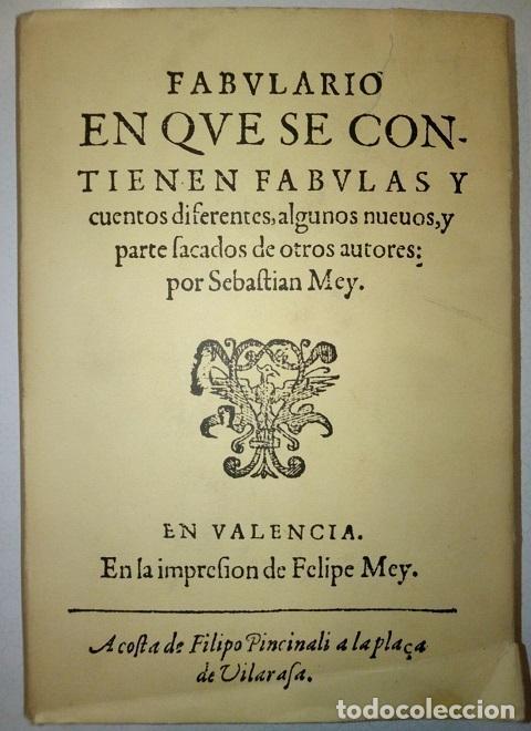 Libros: MEY, Sebastian. - Fabulario. - Foto 1