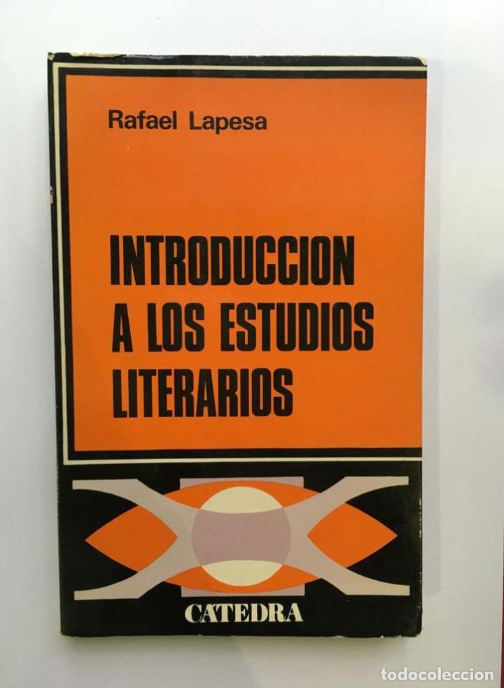 Libros: LAPESA, Rafael. - Introducci&oacute;n a los estudios literarios - Foto 1