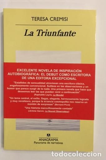 Libros: CREMISI, Teresa. - La Triunfante. - Foto 1