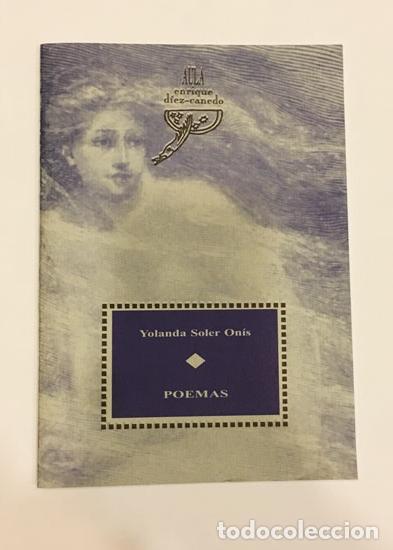 Libros: SOLER ON&Iacute;S, Yolanda - Poemas - Foto 1