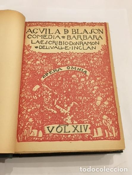 Libros: VALLE-INCL&Aacute;N, Ram&oacute;n del. - &Aacute;guila de blas&oacute;n. Comedia b&aacute;rbara. - Foto 1