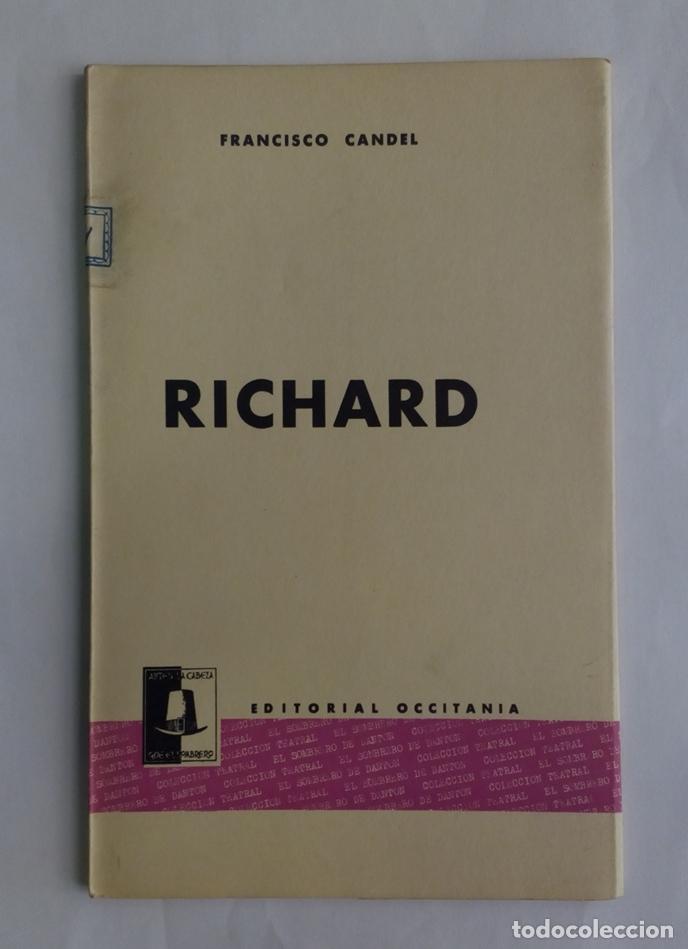 Libros: CANDEL, Francisco. - Richard. - Foto 1