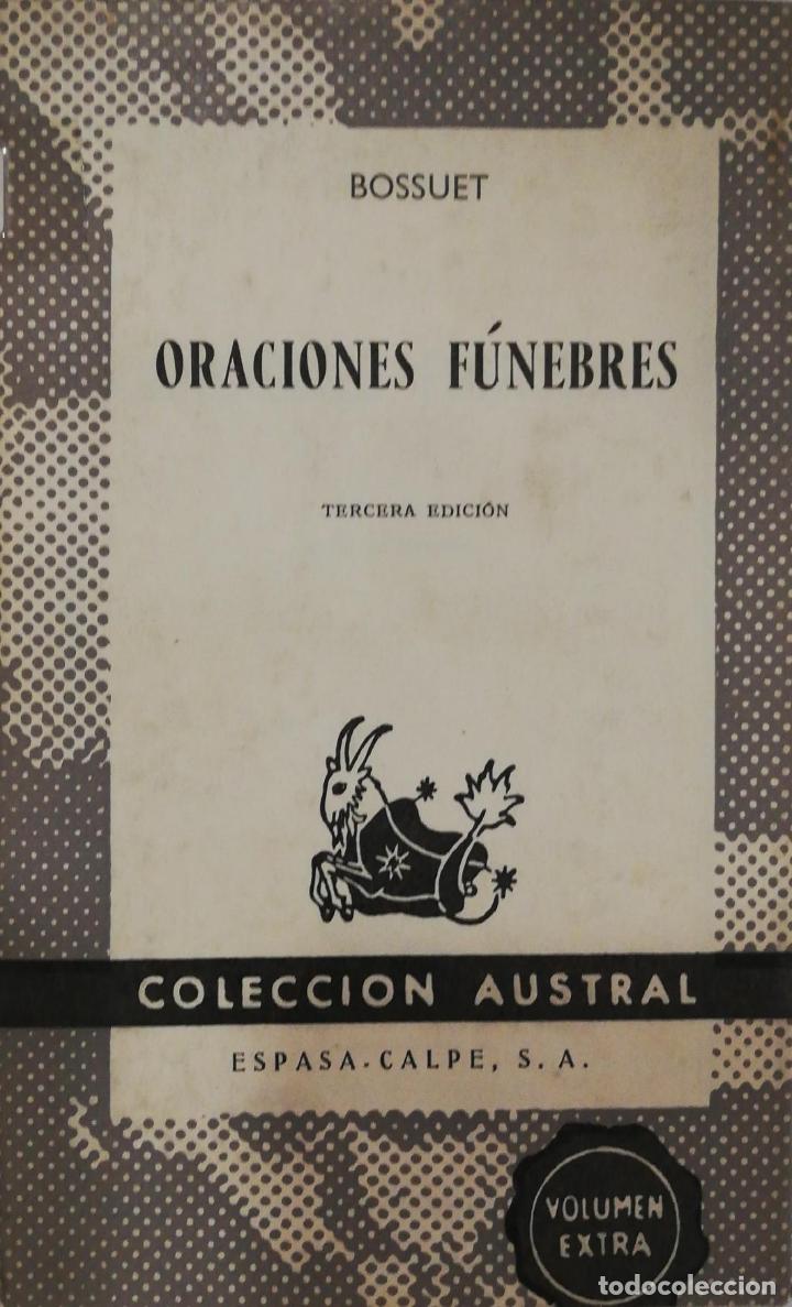 Libros: BOSSUET, J. B. - Oraciones f&uacute;nebres. - Foto 1