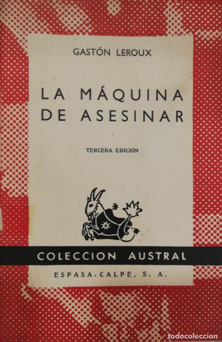 Libros: LEROUX, Gaston. - La m&aacute;quina de asesinar. - Foto 1