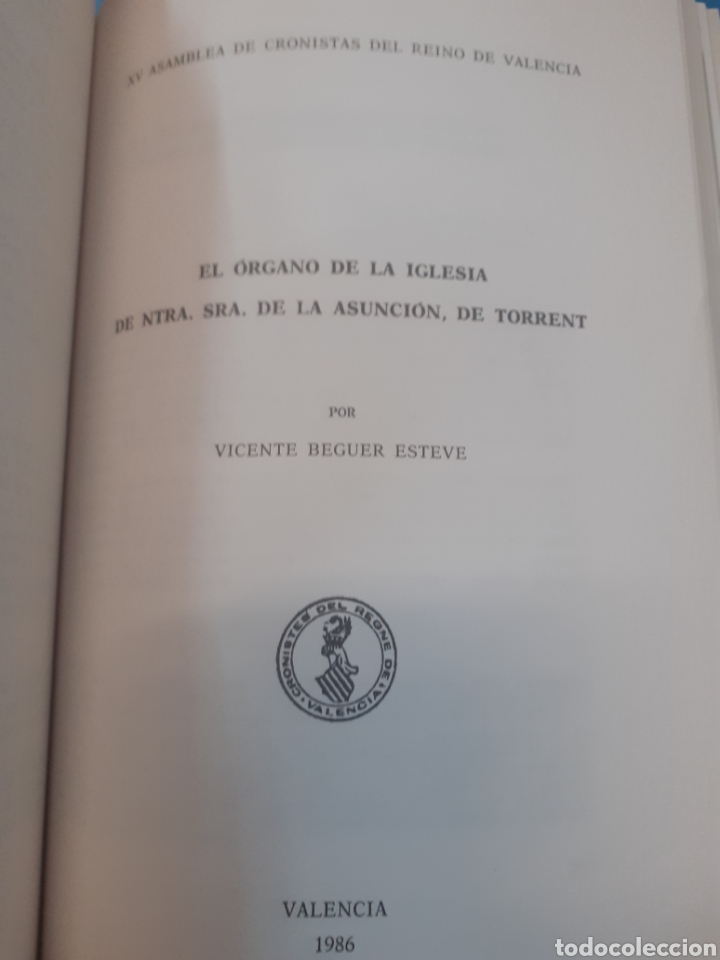 Libros: OBRA COMPLETA. Volum IV - BEGUER ESTEVE,Vicente. - Foto 8