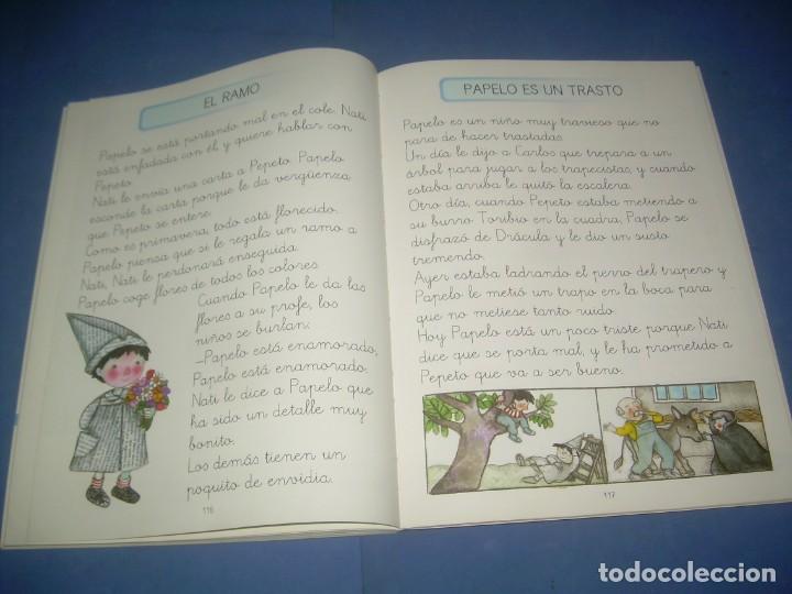 Libros: PAPELO LECTURAS 1 PRIMER CURSO PRIMARIA SM 1997. LIBRO TEXTO ESCOLAR - Foto 4