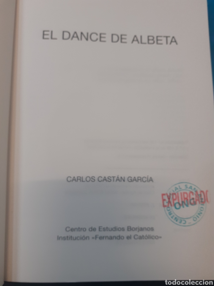 Libros: EL DANCE DE ALBETA - CASTAN GARCIA,Carlos. - Foto 3