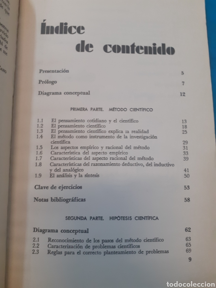 Libros: METODO E HIPOTESIS CIENTIFICOS - LOPEZ CANO,Jos&eacute; Luis. - Foto 4