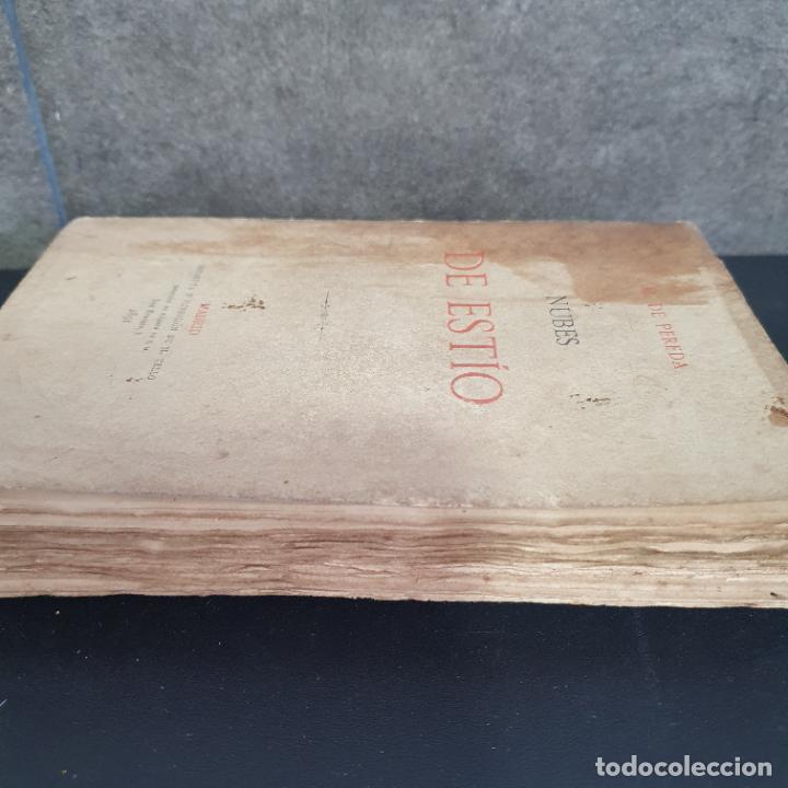 Libros: 1891.NUBES DE EST&Iacute;O , JOSE MARIA DE PEREDA, PRIMERA EDICION - Foto 3