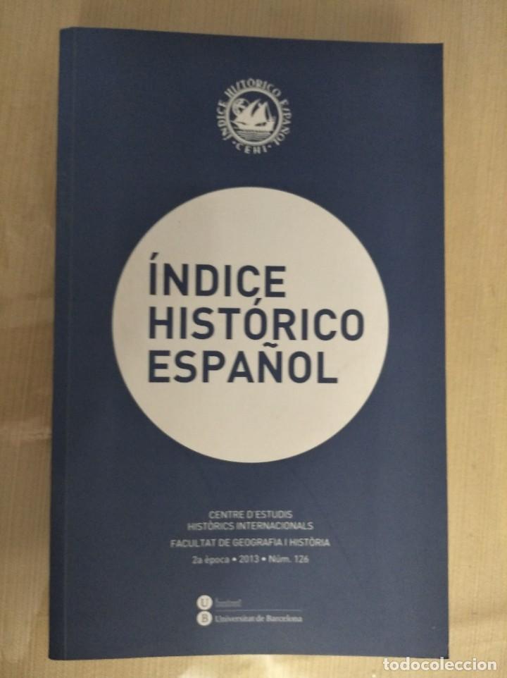 Libros: indice historico espa&ntilde;ol num.126 - 2013