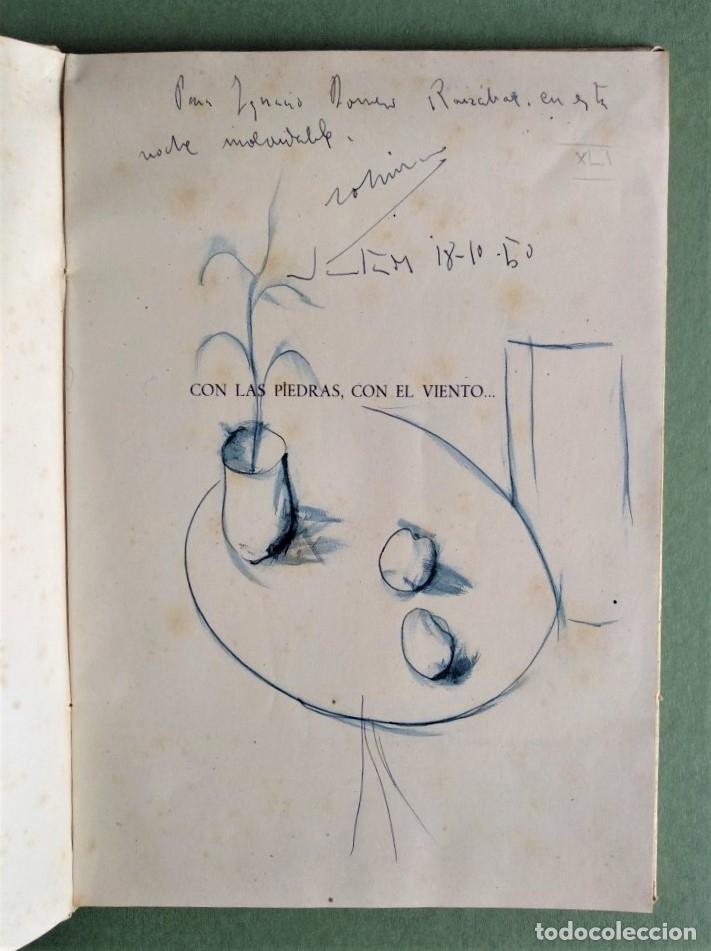 Libros: CON LAS PIEDRAS, CON EL VIENTO... - HIERRO, Jos&eacute;. - Foto 2