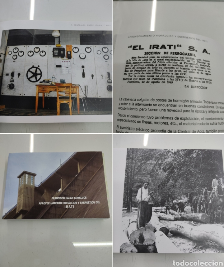 APROVECHAMIENTO HIDRAULICO Y ENERGETICO DEL IRATI FRANCISCO GALAN HISTORIA RIO FOTOGRAFIAS ANTIGUAS (Libros sin clasificar)