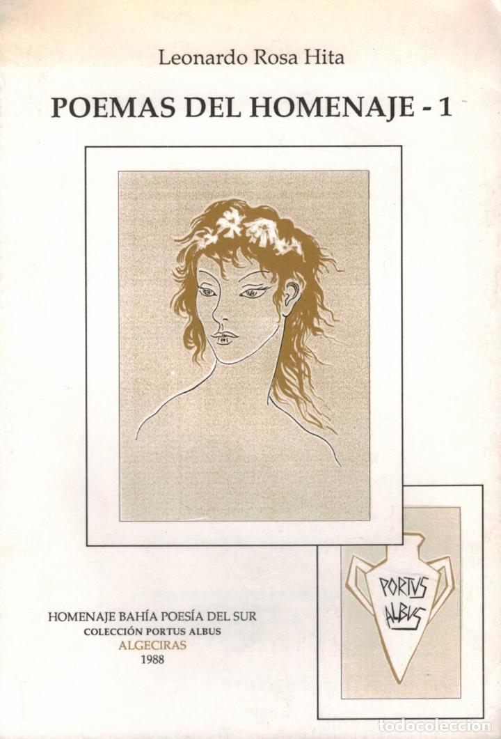 Libros: POEMAS DEL HOMENAJE &ndash; 1. - Rosa Hita. Leonardo, - Foto 1
