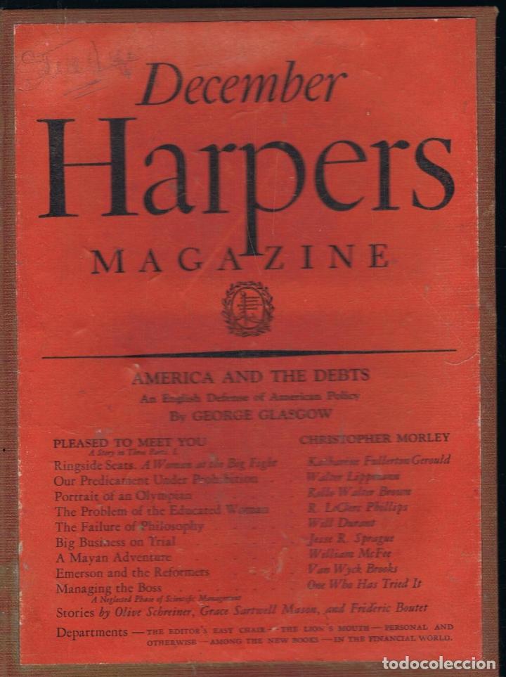 Libros: HARPERS MAGAZINE - Review - Foto 1