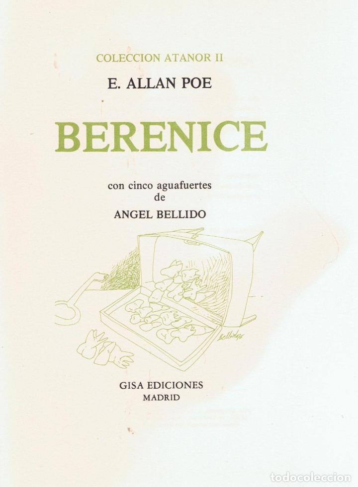 Libros: BERENICE - Poe. E. Allan - Foto 1