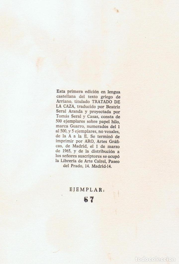 Libros: TRATADO DE LA CAZA. - Arriano - Foto 2