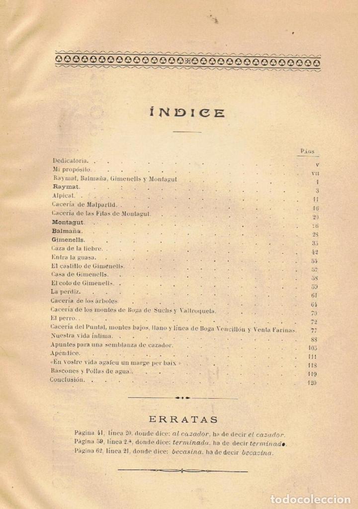 Libros: NOTAS DE CAZA. - Br&uacute;. Francisco - Foto 2