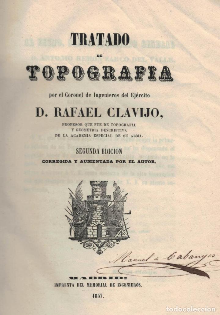 Libros: TRATADO DE TOPOGRAF&Iacute;A - Clavijo.  Rafael - Foto 1