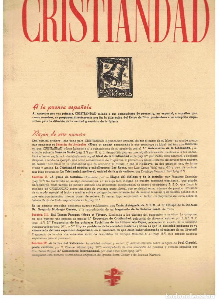 Libros: CRISTIANDAD - Revista - Foto 2