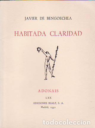 Libros: HABITADA CLARIDAD - Javier de Bengoechea - Foto 1