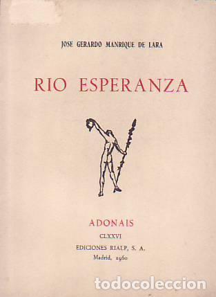 Libros: RIO ESPERANZA - Jos&eacute; Gerardo Manrique de Lara - Foto 1