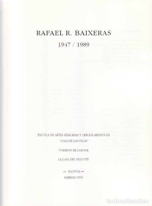 Libros: RAFAEL R. BAIXERAS (1947-1989) - AA.VV - Foto 1