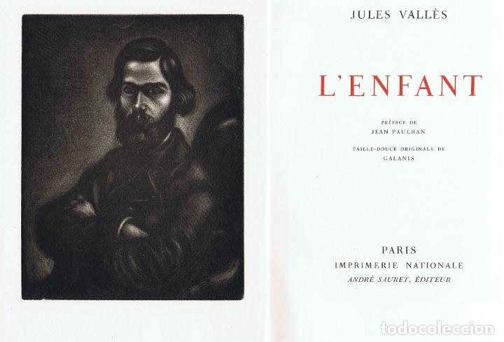 Libros: LENFANT - Vall&eacute;s.  Jules - Foto 1