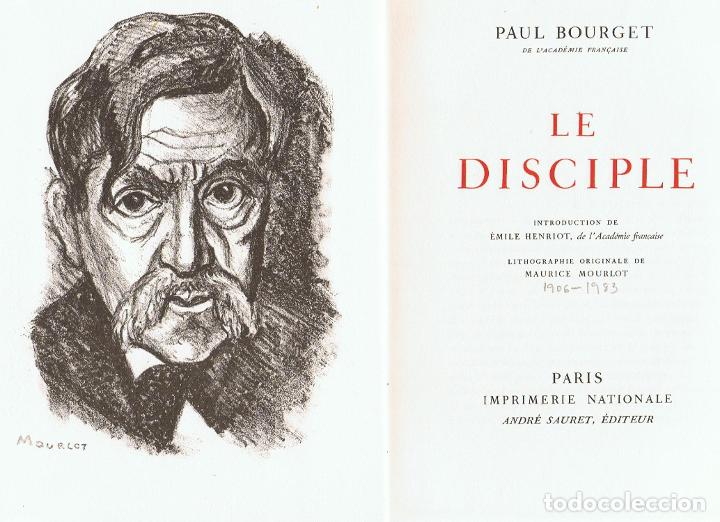 Libros: LE DISCIPLE - Bourget.  Paul - Foto 1