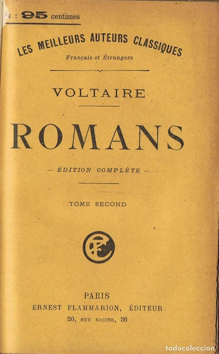 Libros: ROMANS 2 Vols. - Voltaire - Foto 2