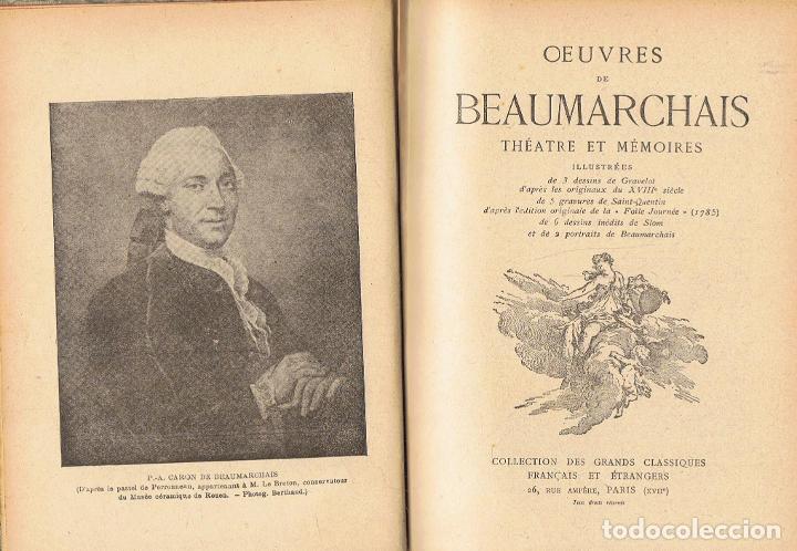 Libros: OEUVRES. TH&Eacute;ATRE ET M&Eacute;MOIRES - Beaumarchais - Foto 1