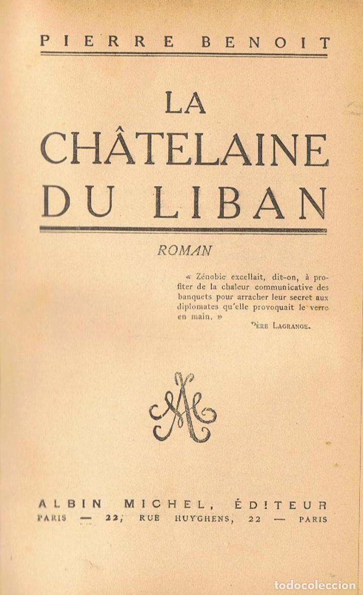 Libros: LA CH&Acirc;TELAINE DU LIBAN - Benoit.  Pierre - Foto 1