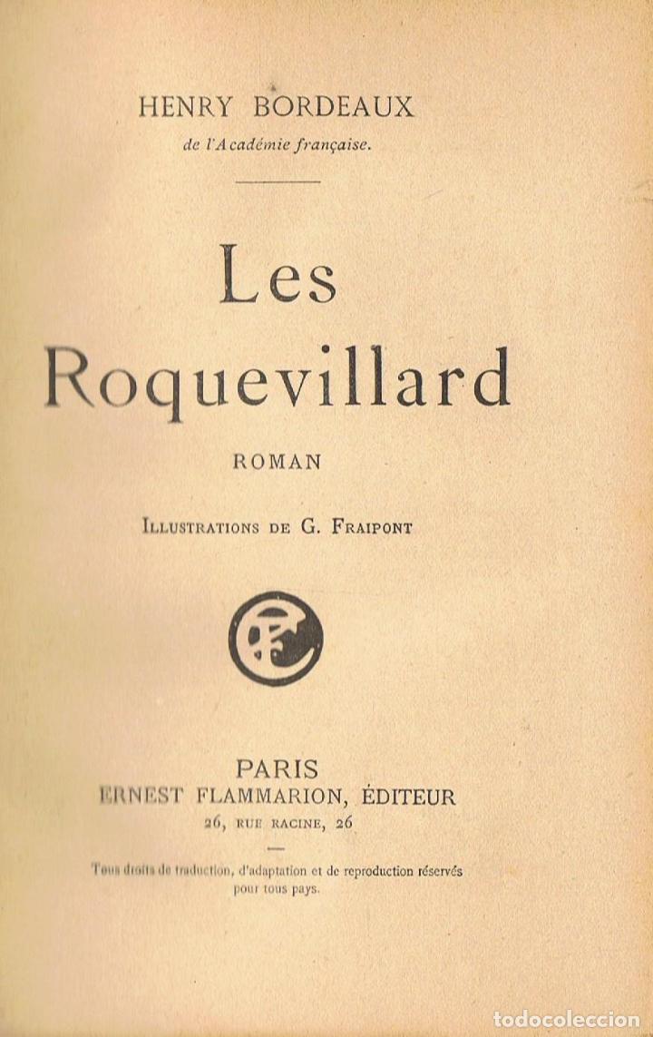 Libros: LES ROQUEVILLARD - Bordeaux.  Henry - Foto 1