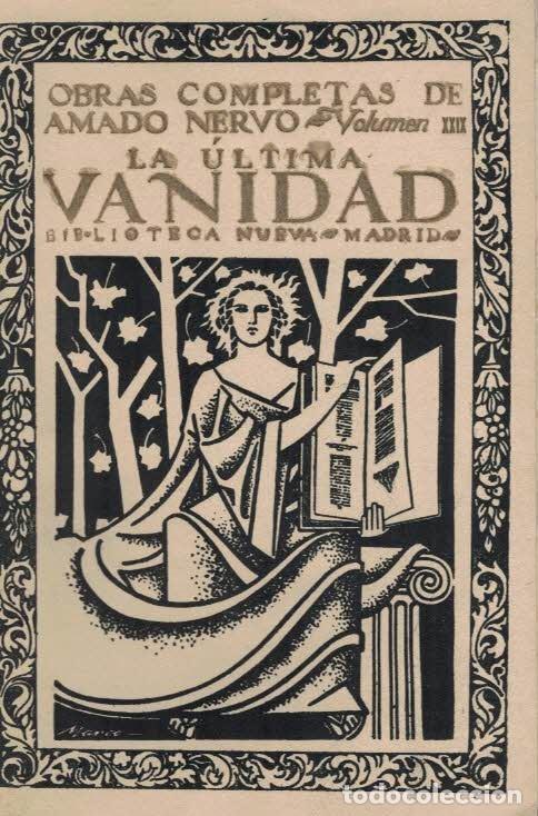 Libros: LA &Uacute;LTIMA VANIDAD - Nervo. Amado - Foto 1