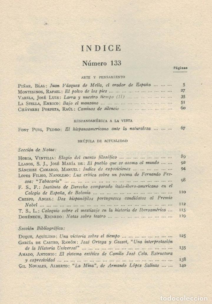 Libros: CUADERNOS HISPANOAMERICANOS N&ordm; 133. VARIOS AUTORES - AA.VV - Foto 1