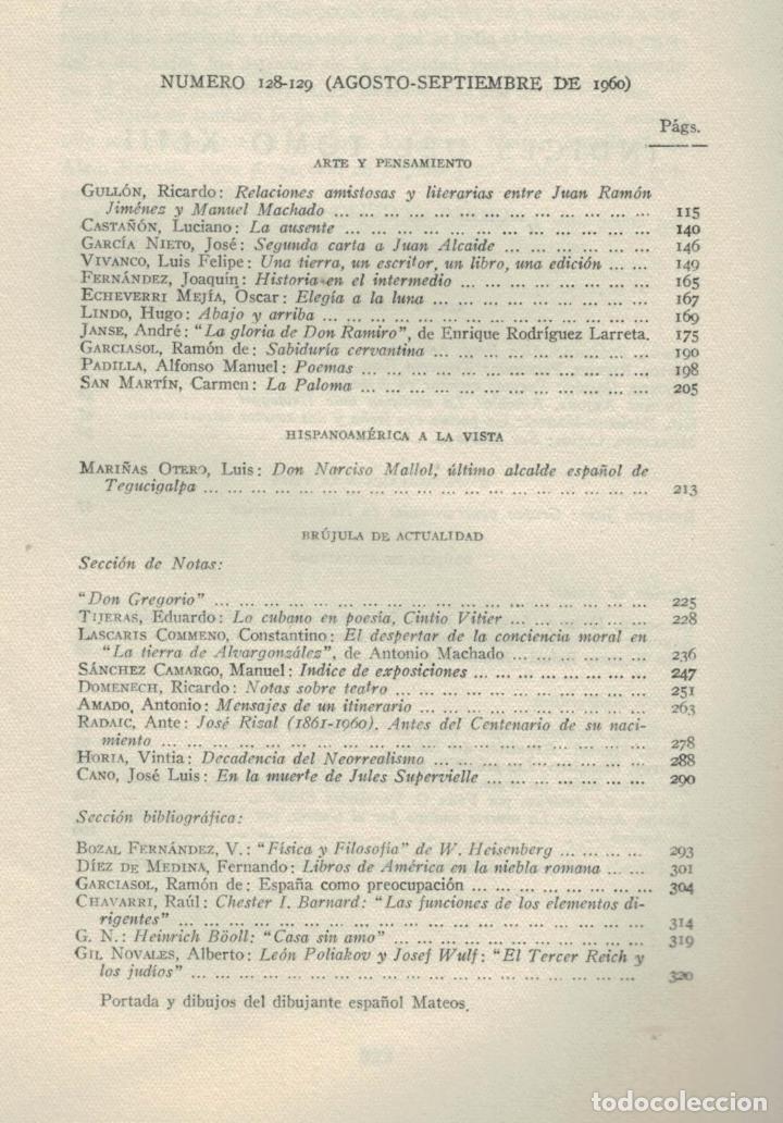 Libros: CUADERNOS HISPANOAMERICANOS N&ordm; 128/129. VARIOS AUTORES - AA.VV - Foto 1