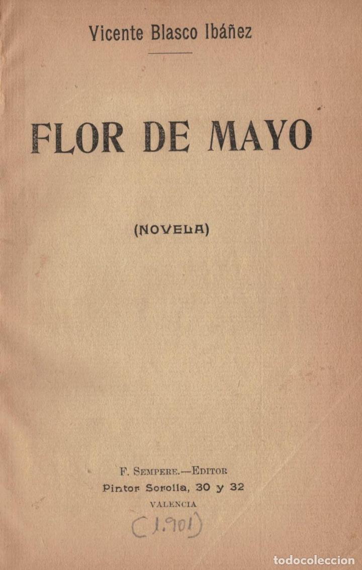 Libros: FLOR DE MAYO. - Blasco Ib&aacute;&ntilde;ez. Vicente. - Foto 1