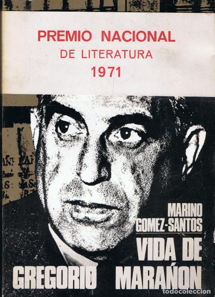 Libros: VIDA DE GREGORIO MARA&Ntilde;ON - G&oacute;mez - Santos.  Mariano - Foto 1