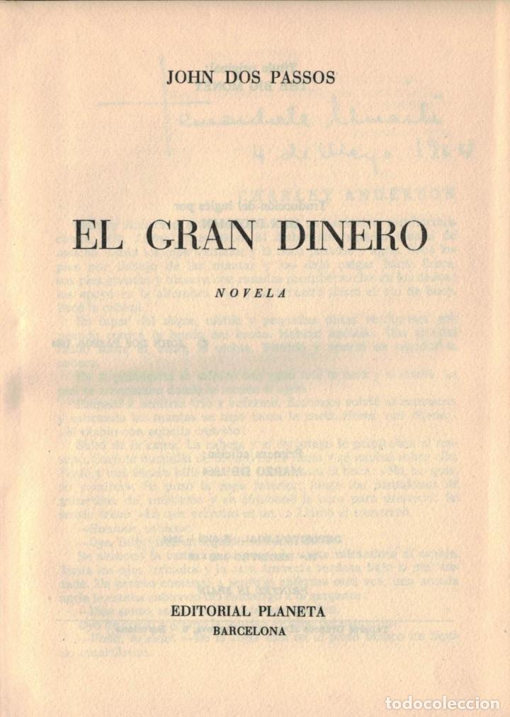 Libros: EL GRAN DINERO - Dos Passos. John - Foto 1