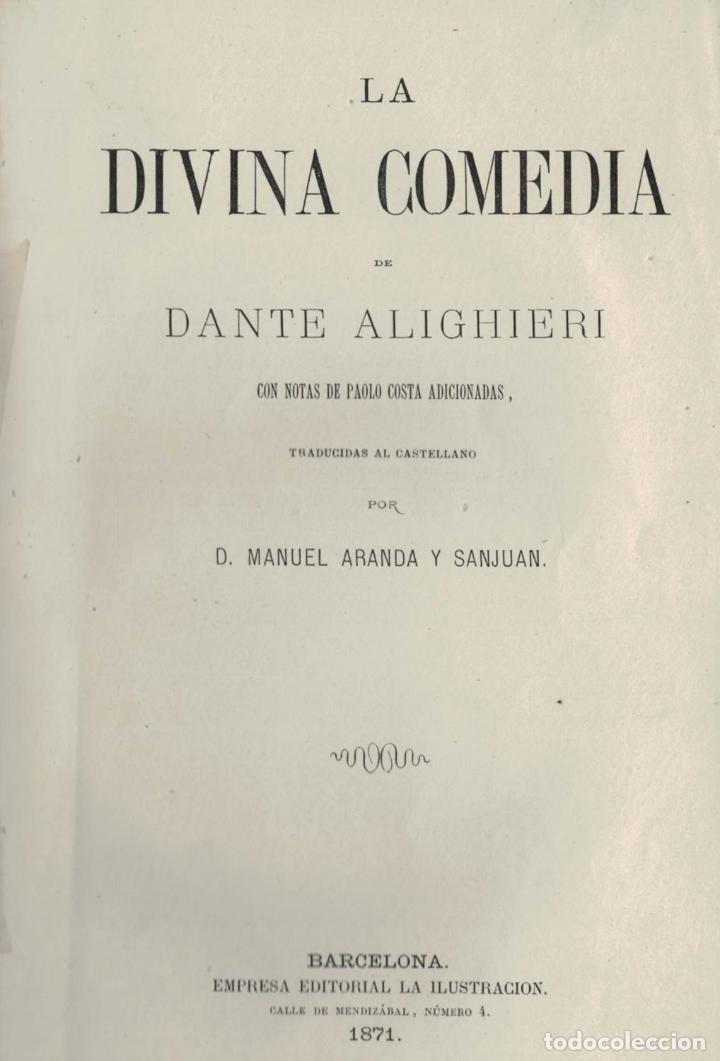 Libros: LA DIVINA COMEDIA - Alighieri. Dante - Foto 1