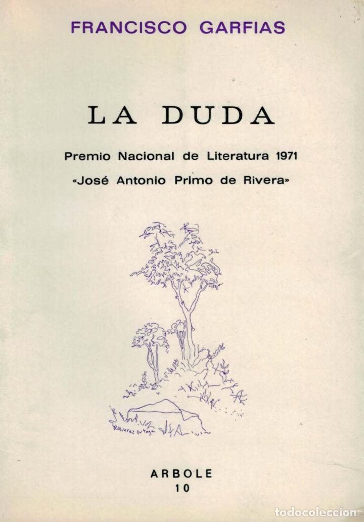 Libros: LA DUDA - Garfias.  Francisco - Foto 1