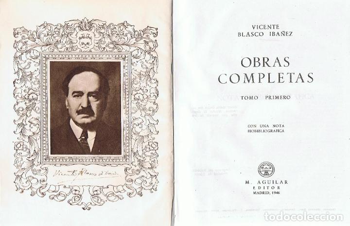 Libros: OBRAS COMPLETAS. 3 Tomos - Blasco Iba&ntilde;ez.  Vicente - Foto 1