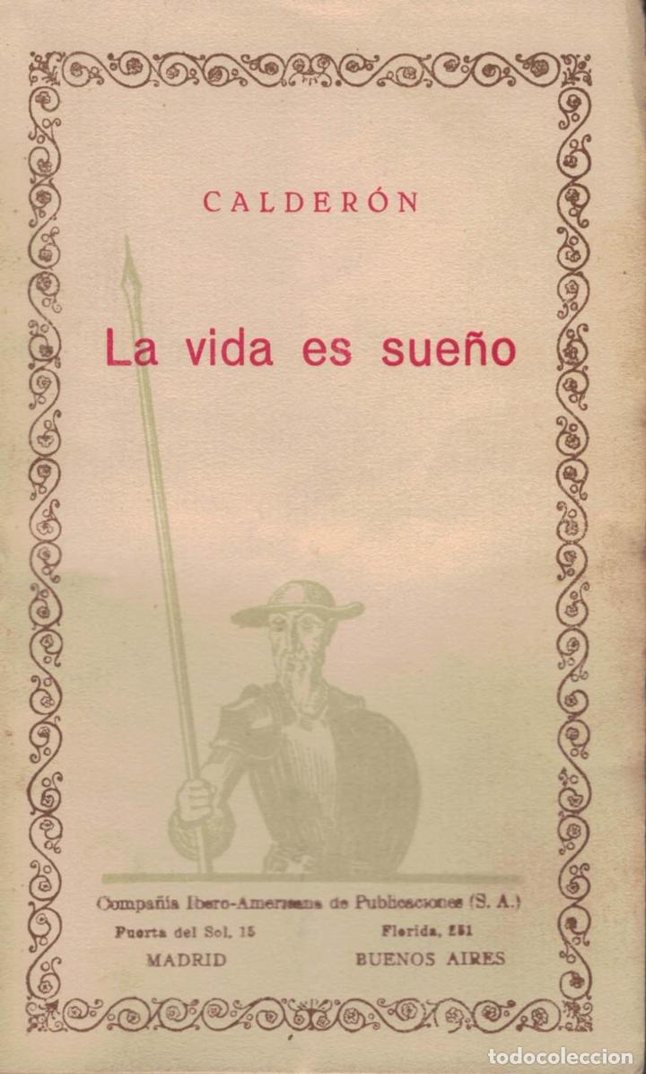 Libros: LA VIDA ES SUE&Ntilde;O - Calder&oacute;n de la Barca - Foto 1